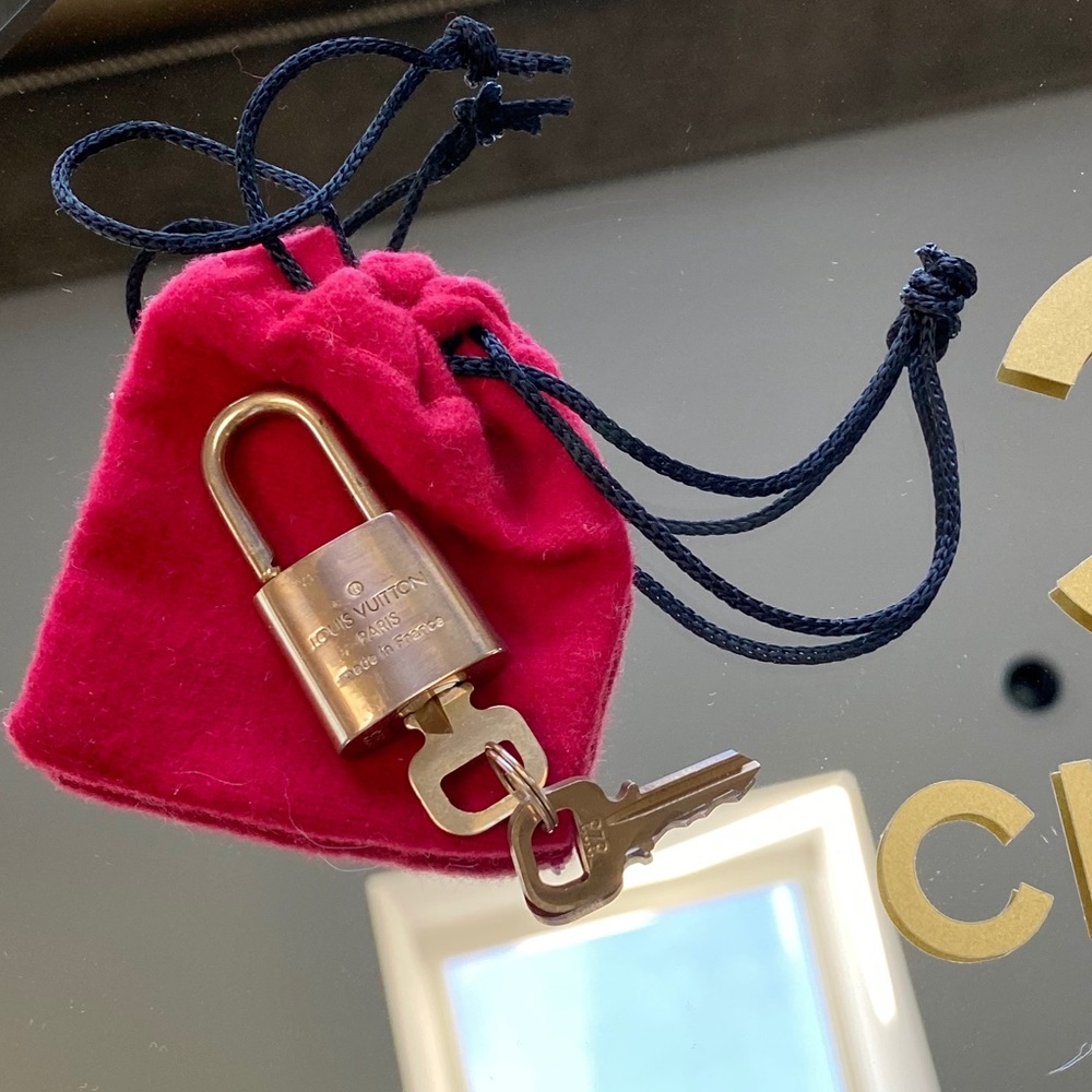 Louis Vuitton Gold Lock And Key